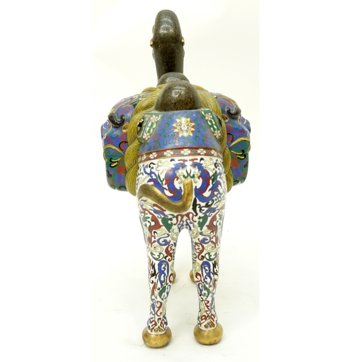 Vintage Chinese Cloisonne Camel Figure