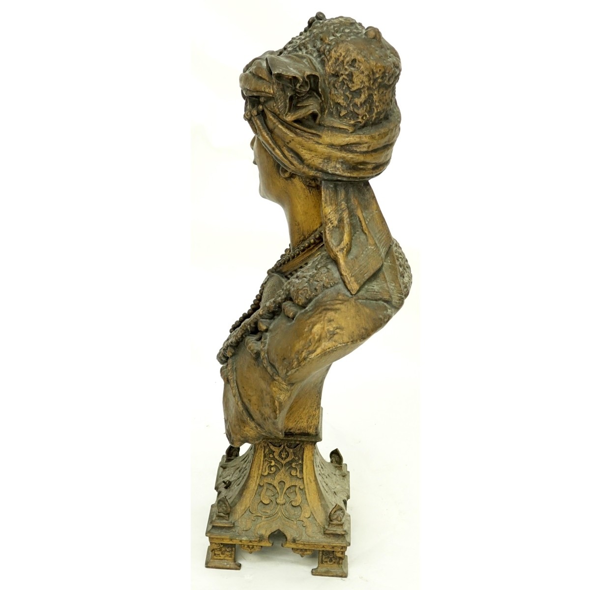 Antique Orientalist French Spelter Sculpture