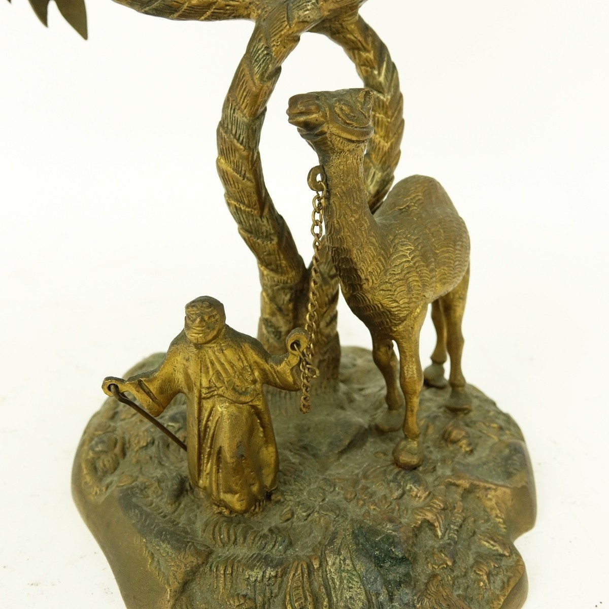 Mid Century Gilt Bronze Orientalist Sculpture