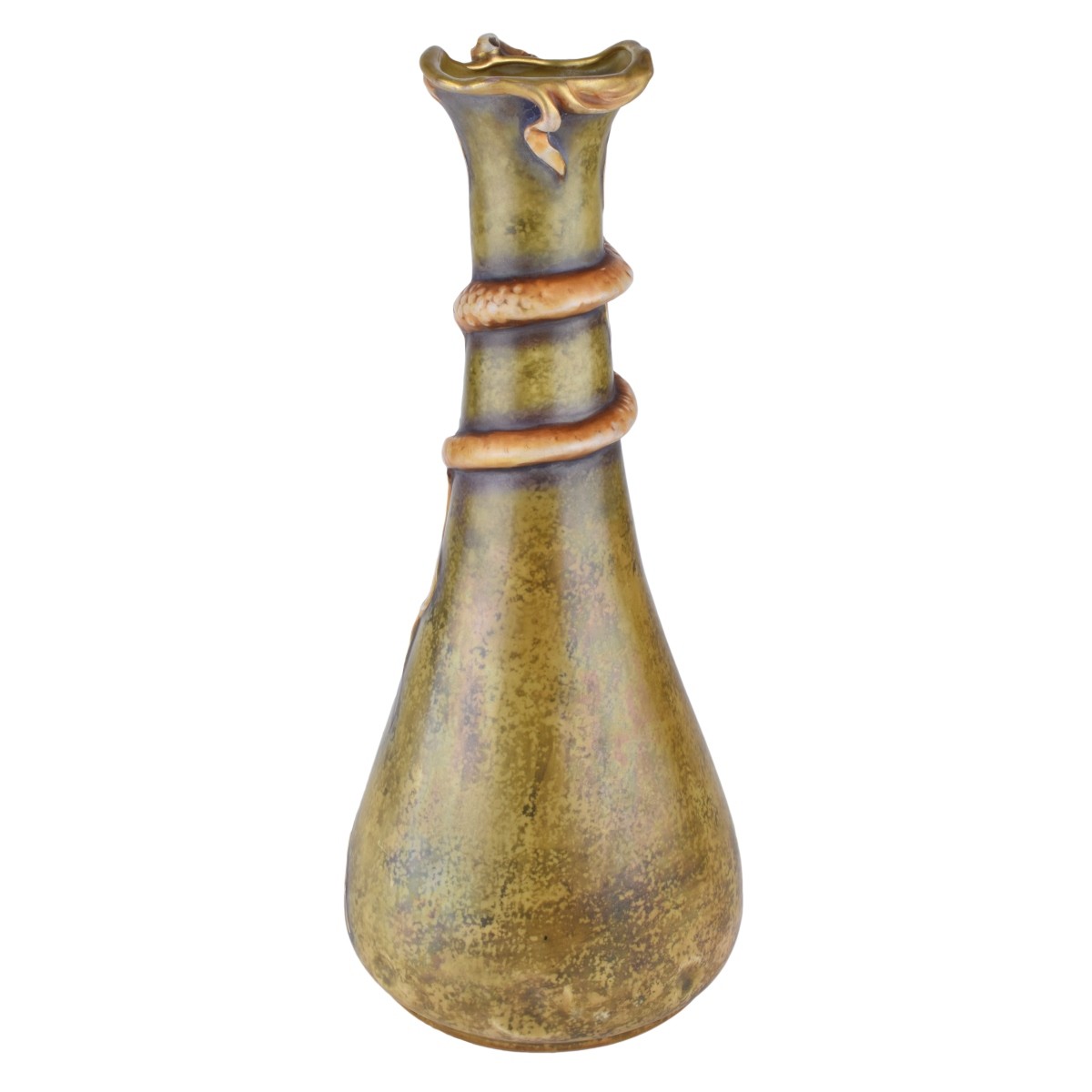 Amphora Pottery Vase with Saurian