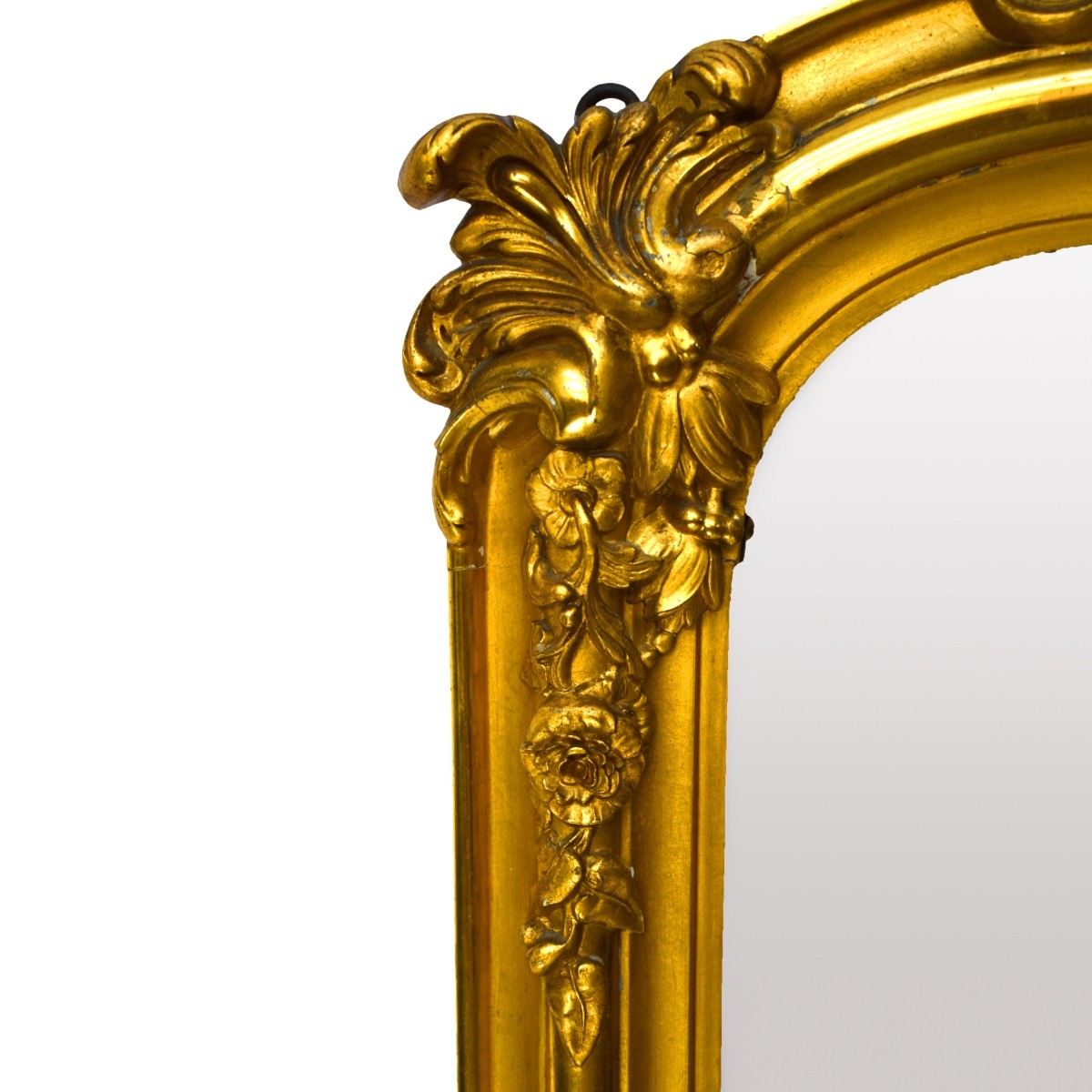 Large Antique French Gilded Mirror
