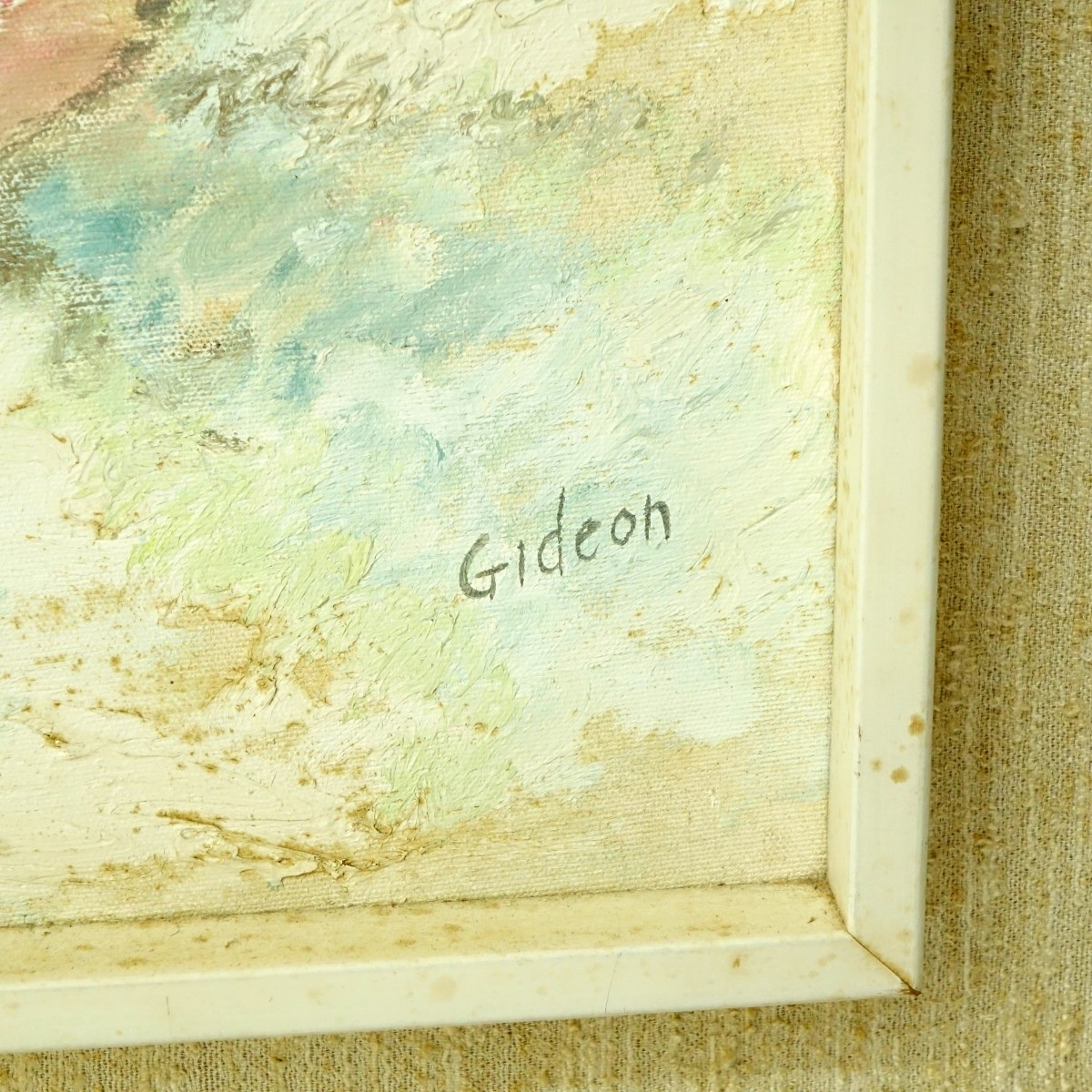 Elmo Gideon, American (1924 - 2010) Oil on Board