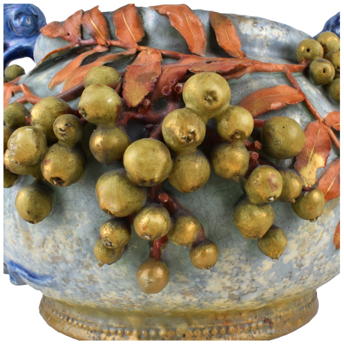 Art Nouveau Amphora Handled Edda Pottery Bowl