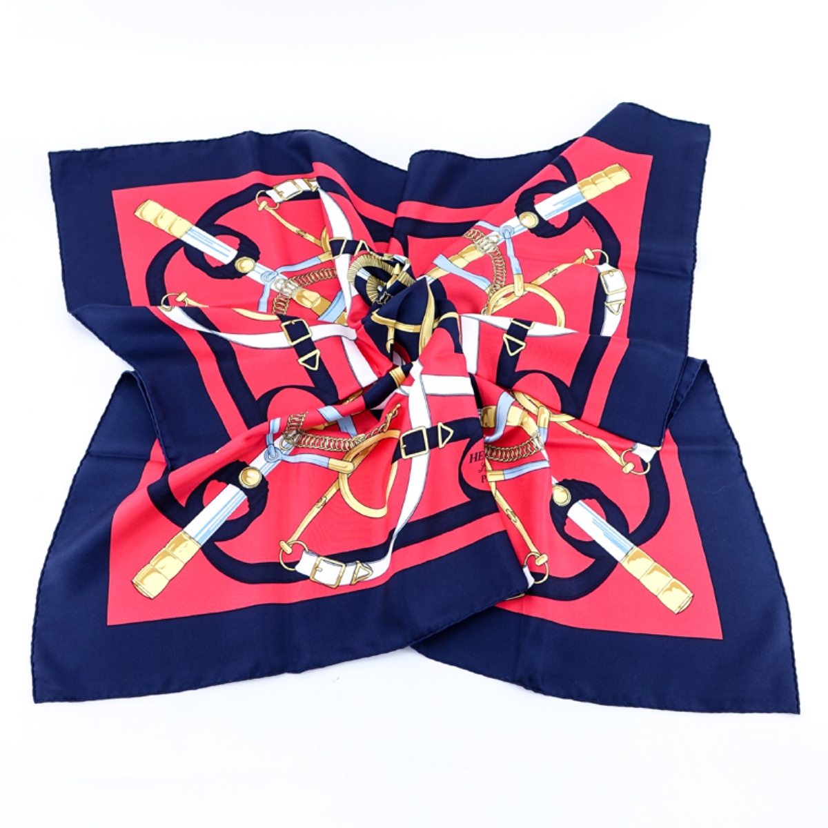 Hermes Silk Scarf "Eperon d'Or"