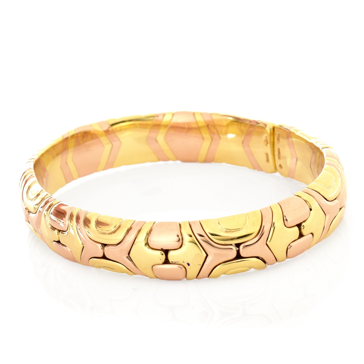 Bulgari Parentesi 18K Gold Cuff Bracelet