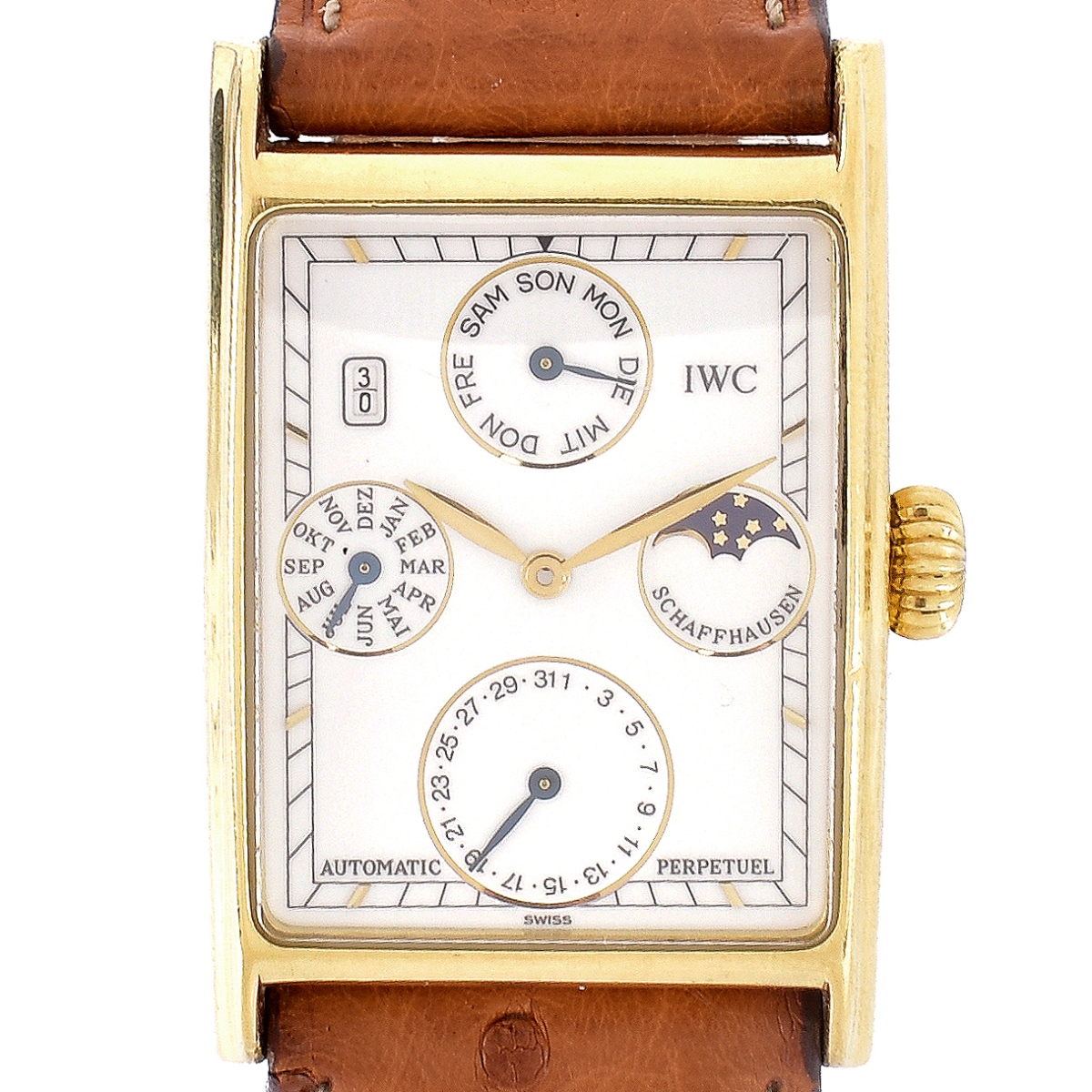 Man's IWC 18K Gold Watch