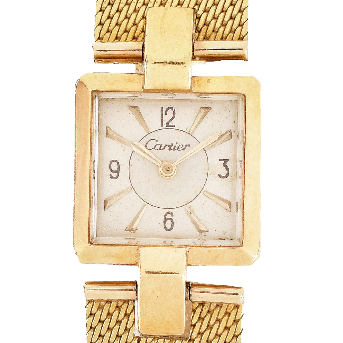 Vintage Cartier 18K Gold Watch