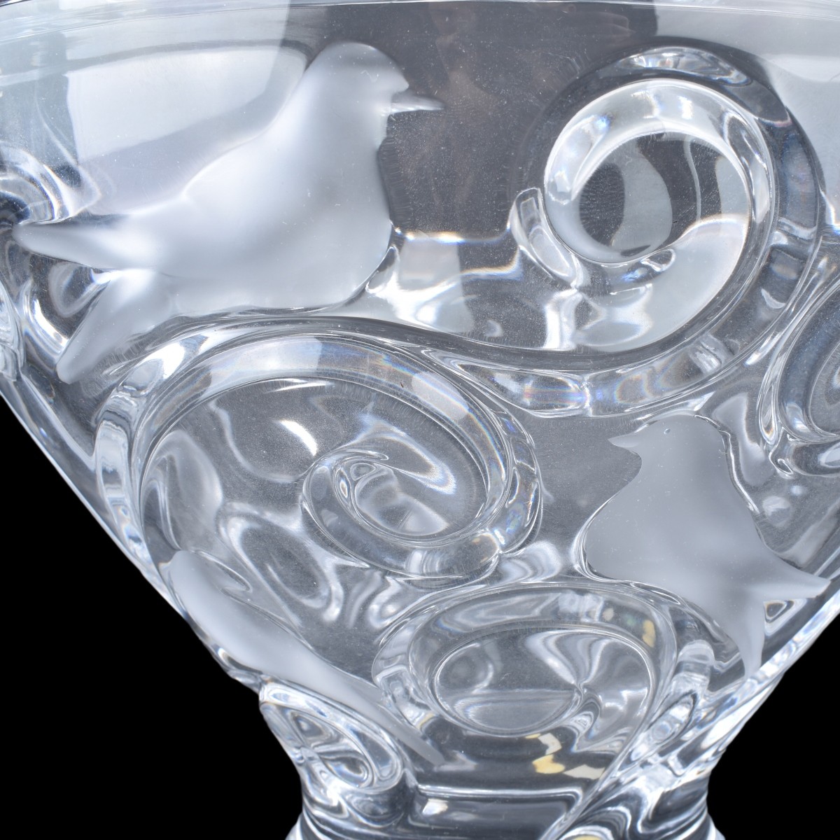 Lalique Crystal "Verone" Bowl