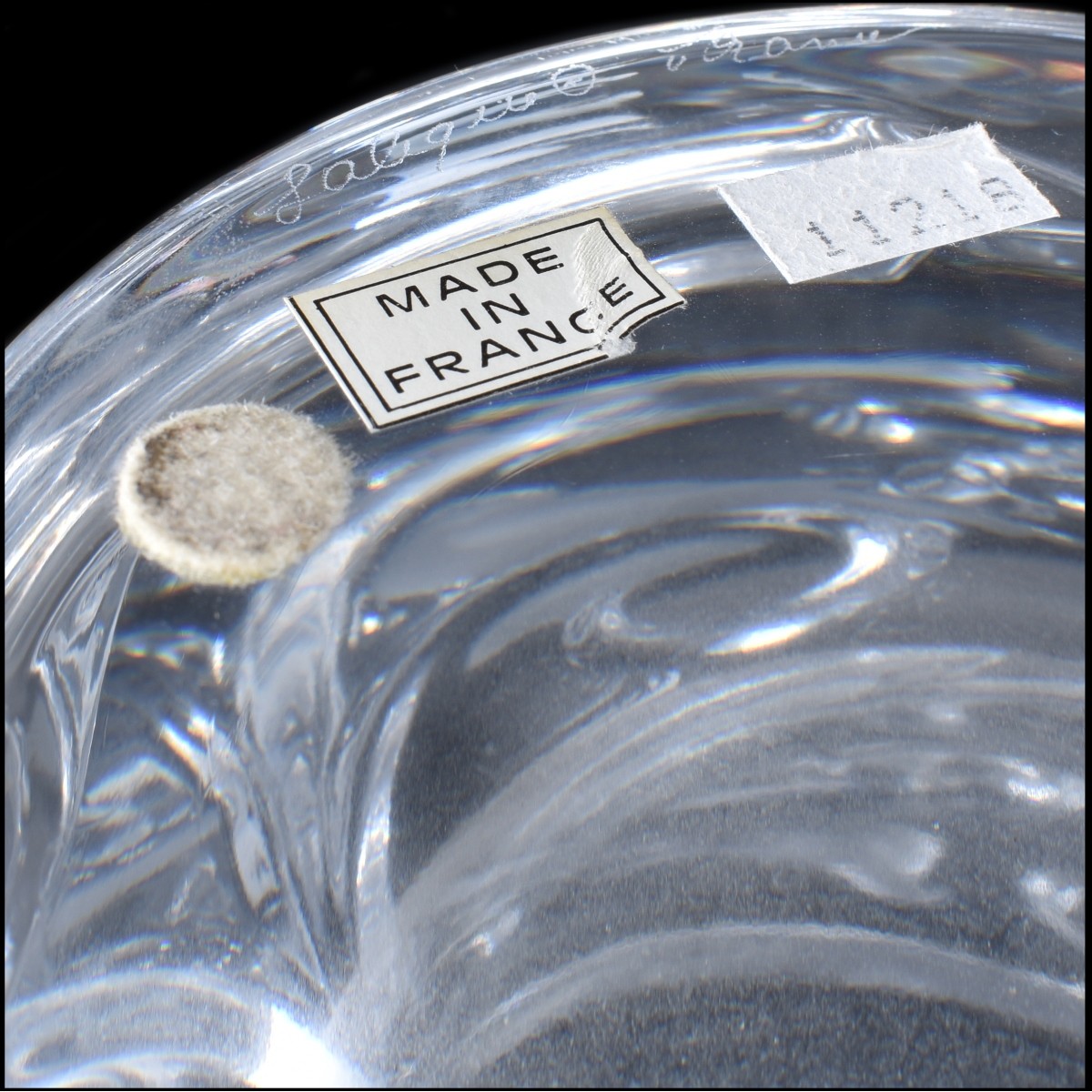 Lalique Crystal "Verone" Bowl