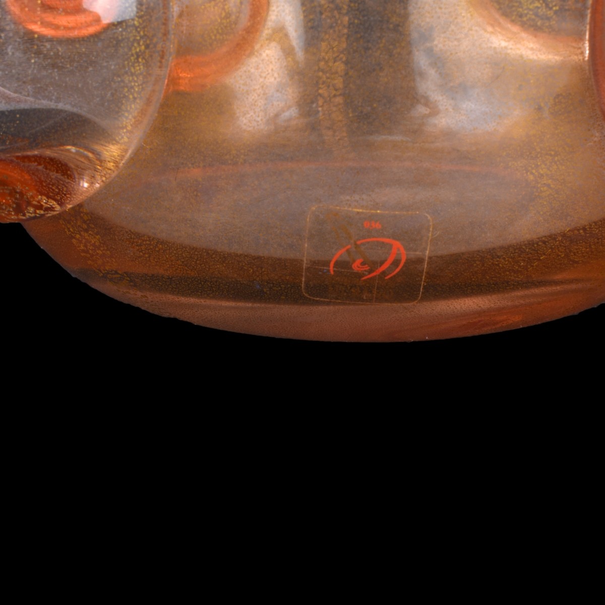 Enrico Cammozzo (20th C.) Art Glass Vase