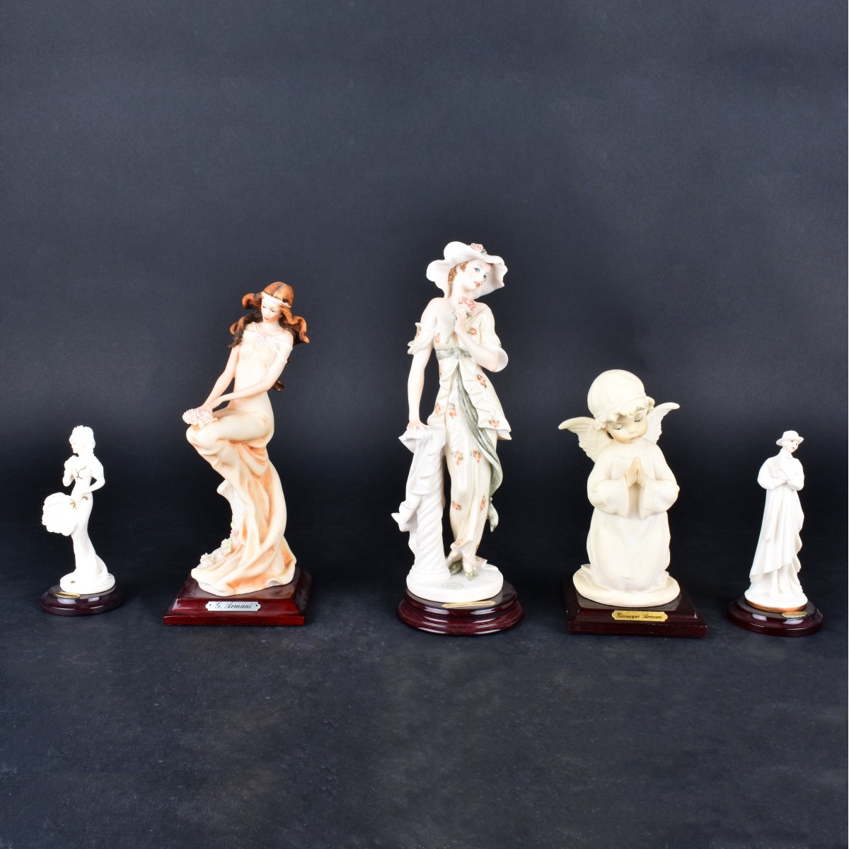 Five (5) Giuseppe Armani Figurines