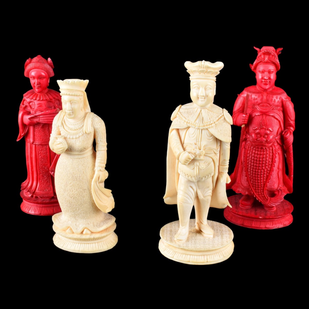 19th Century Chinese Export Chess Set