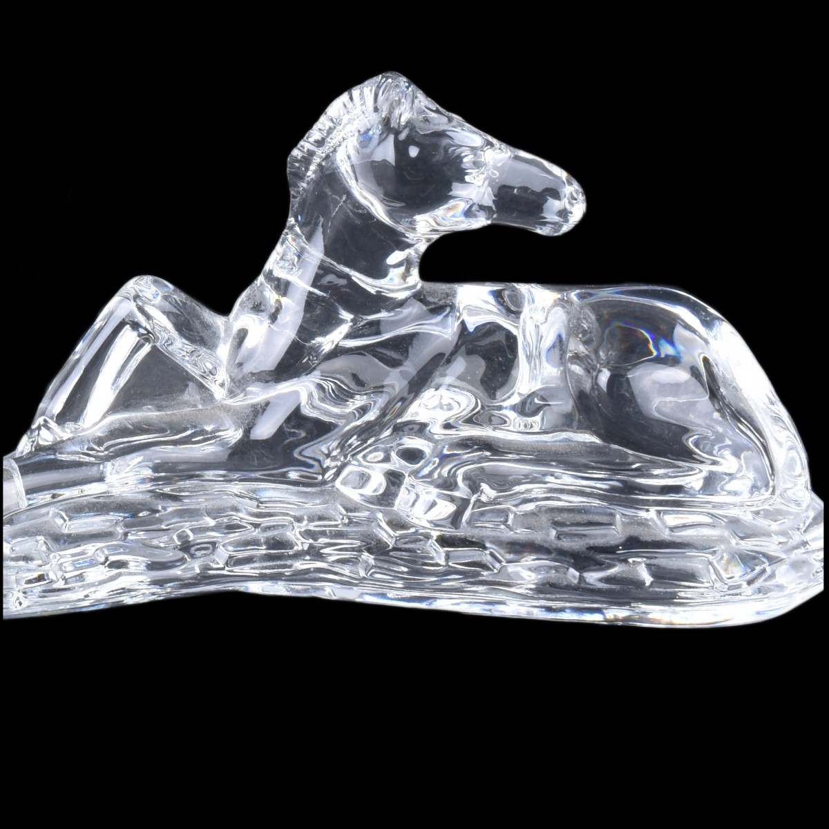 Two (2) Waterford Crystal Horse Figurines