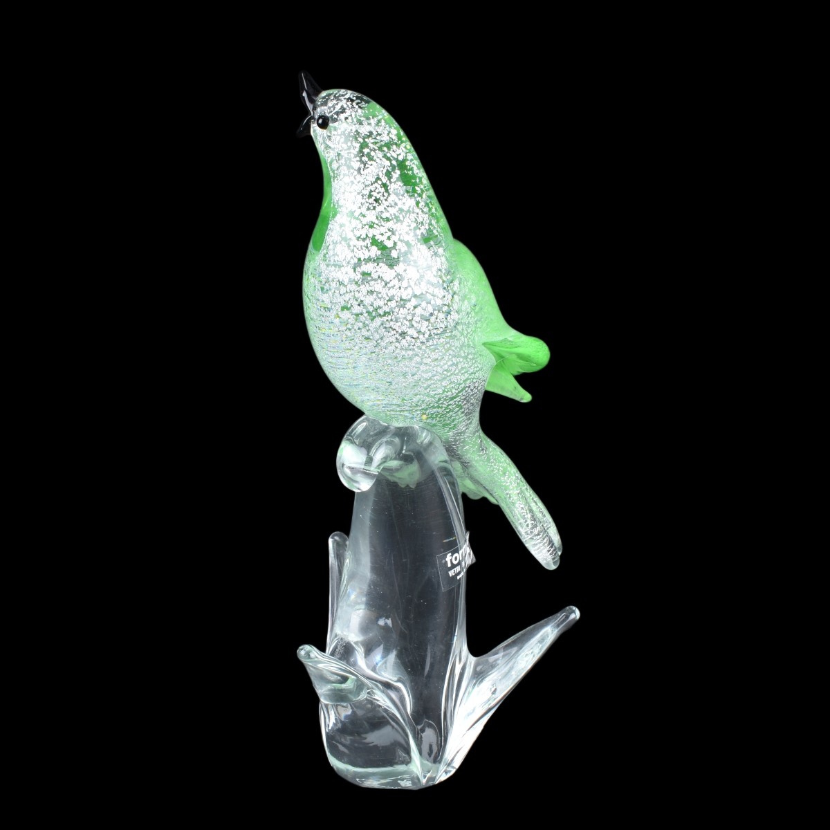 Pair of Formia for Murano Art Glass Birds