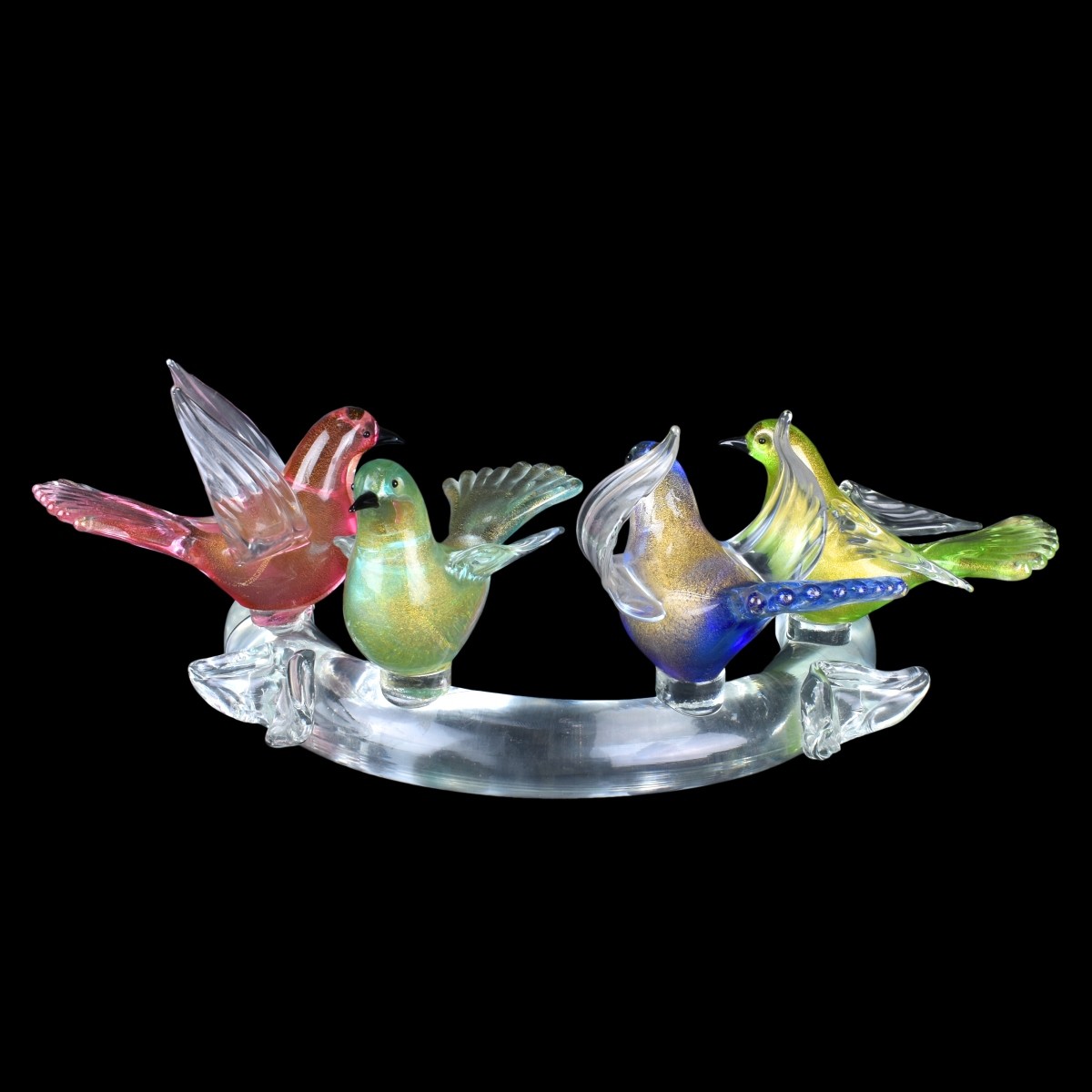 Murano Italian Art Glass Centerpiece Group