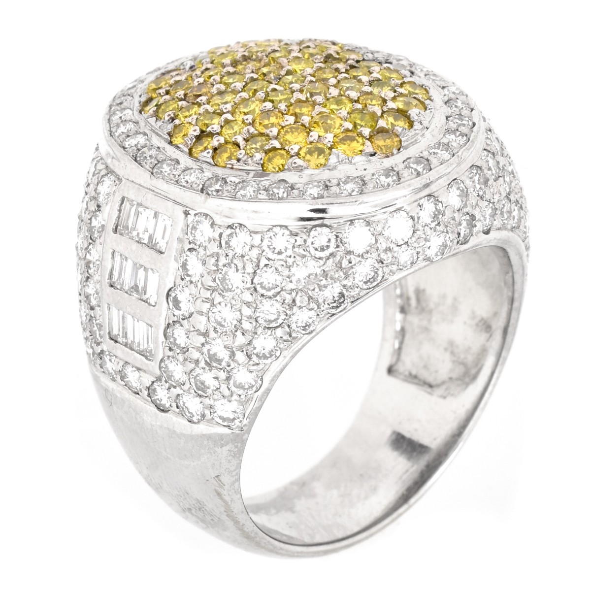 Man's Approx. 5.0 Carat Diamond and 14K Gold Ring