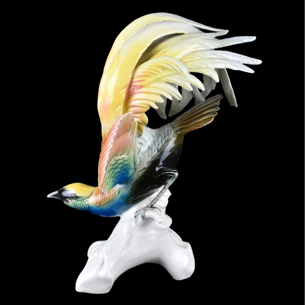 Dresden Volkstedt Karl Ens Porcelain Bird Figurine