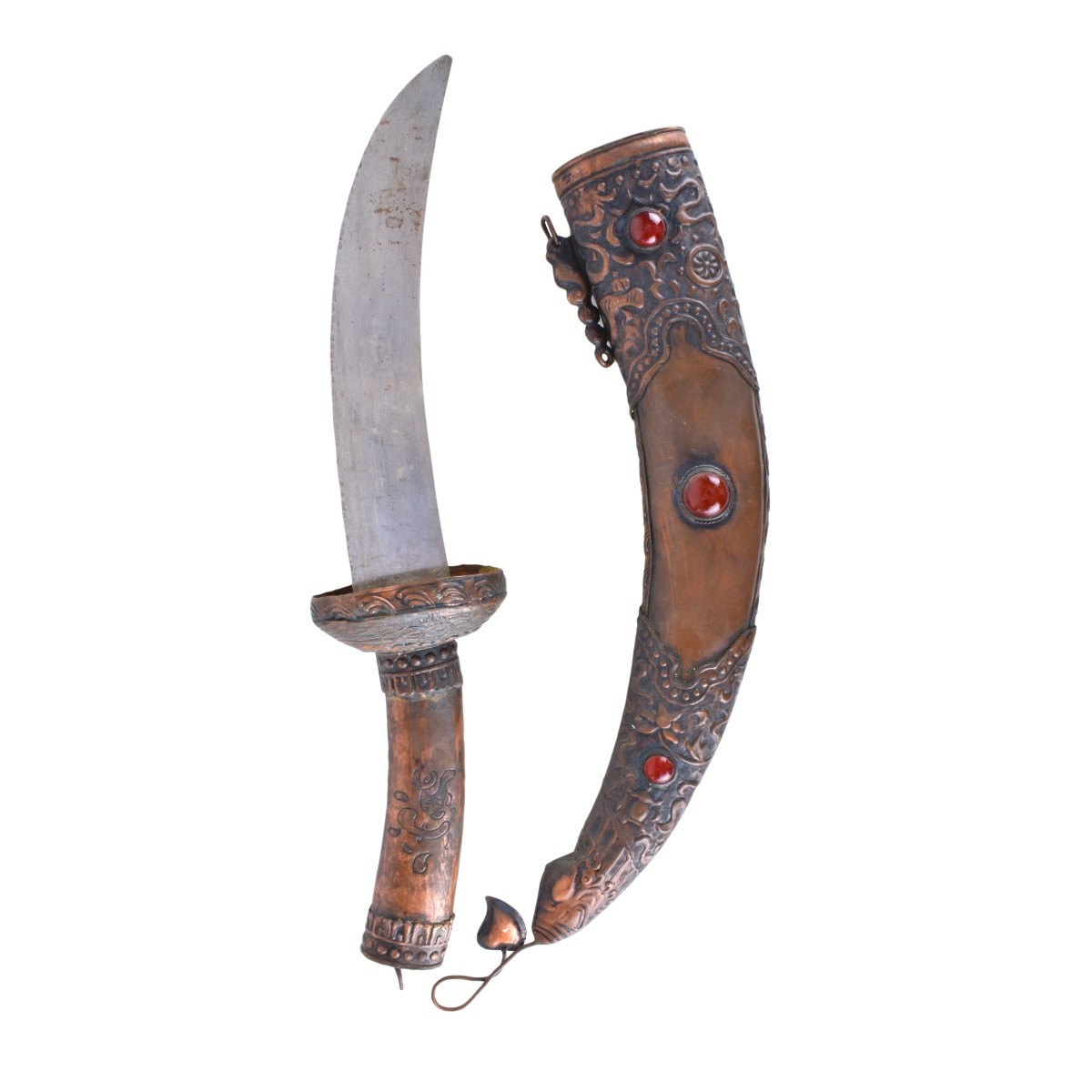 Tibetan Inlaid Short Swords