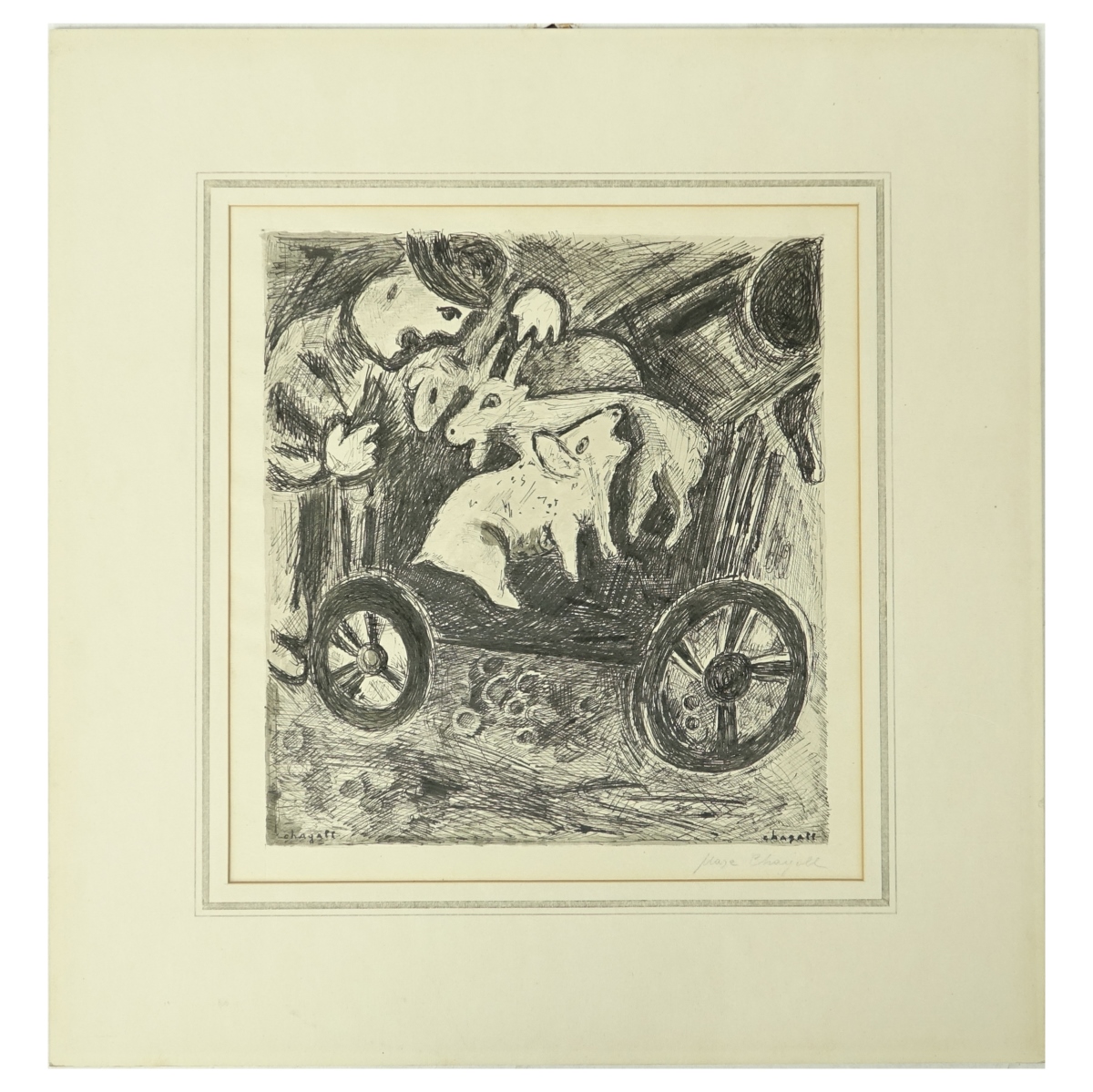 Marc Chagall Etching