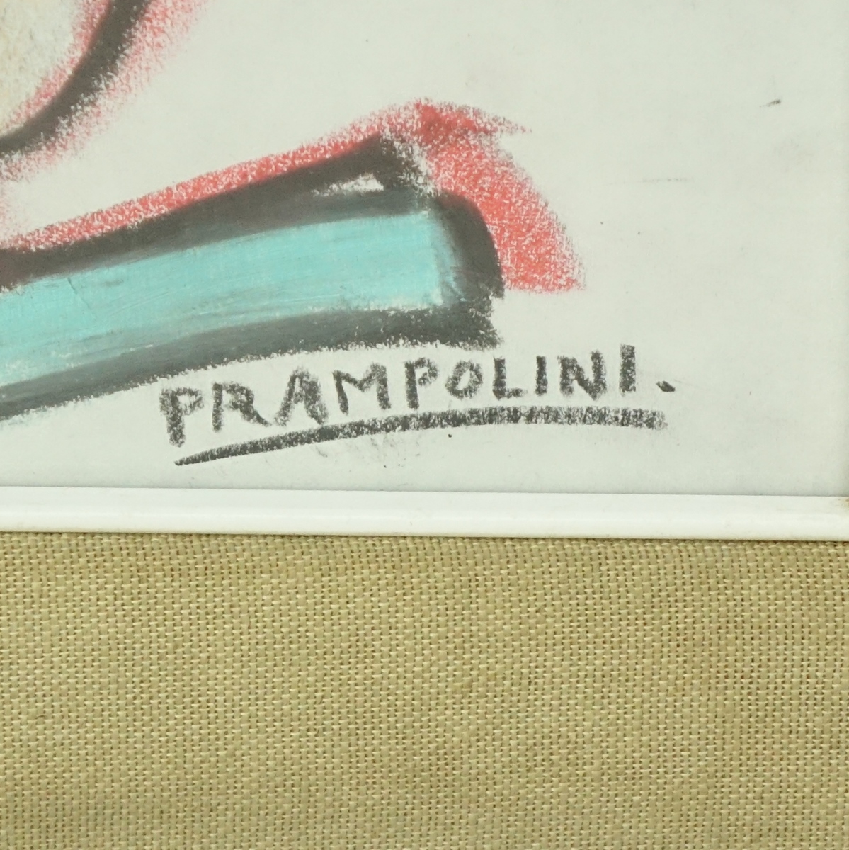 Enrico Prampolini Chalk Drawing
