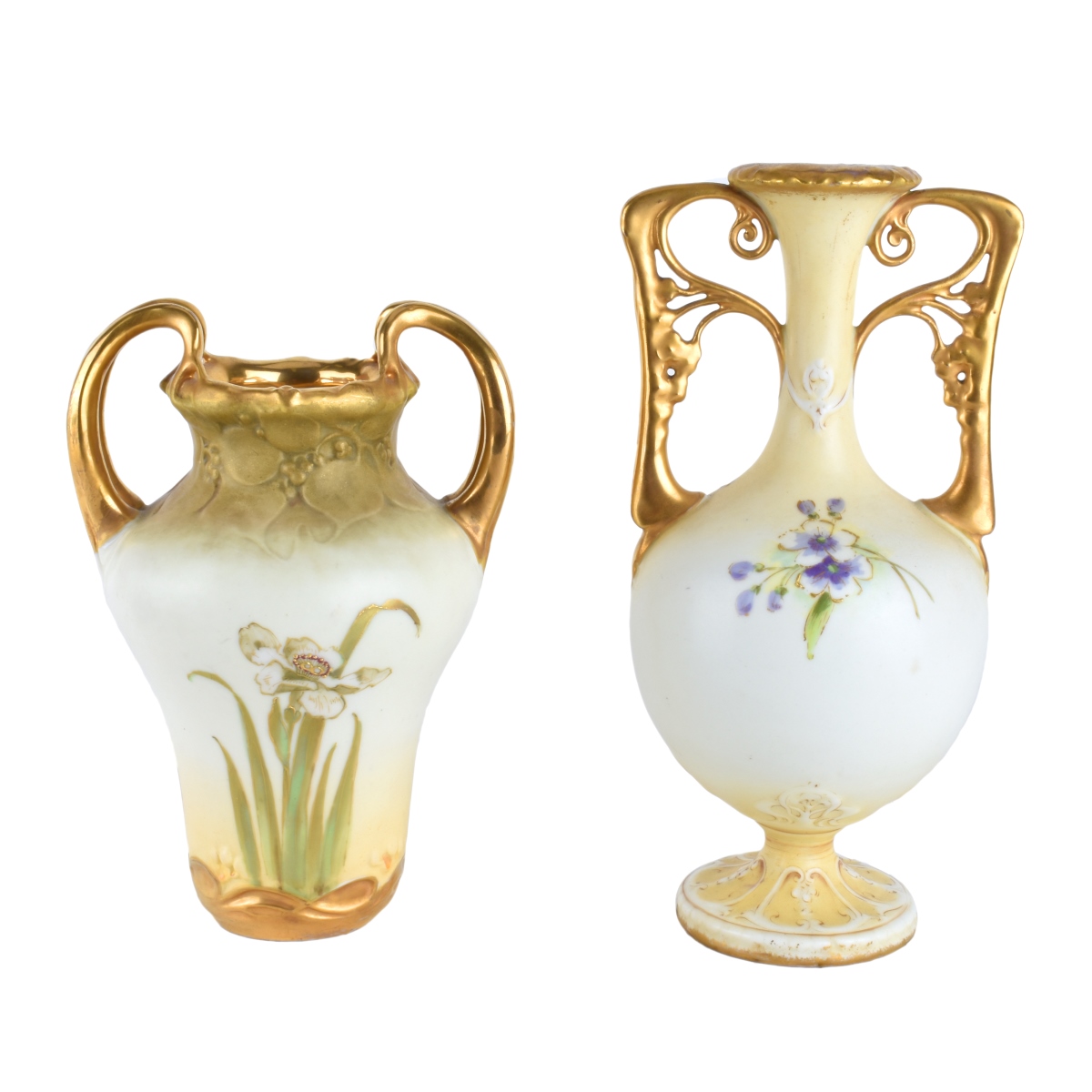 Two (2) Turn Teplitz Vases