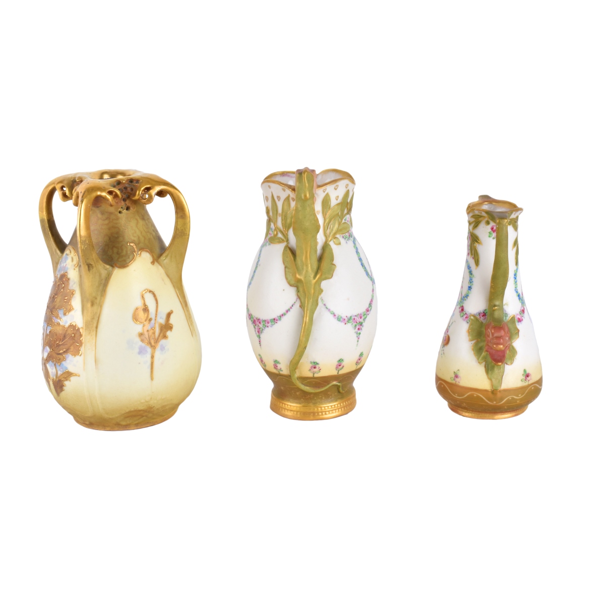 Three (3) Amphora Vases