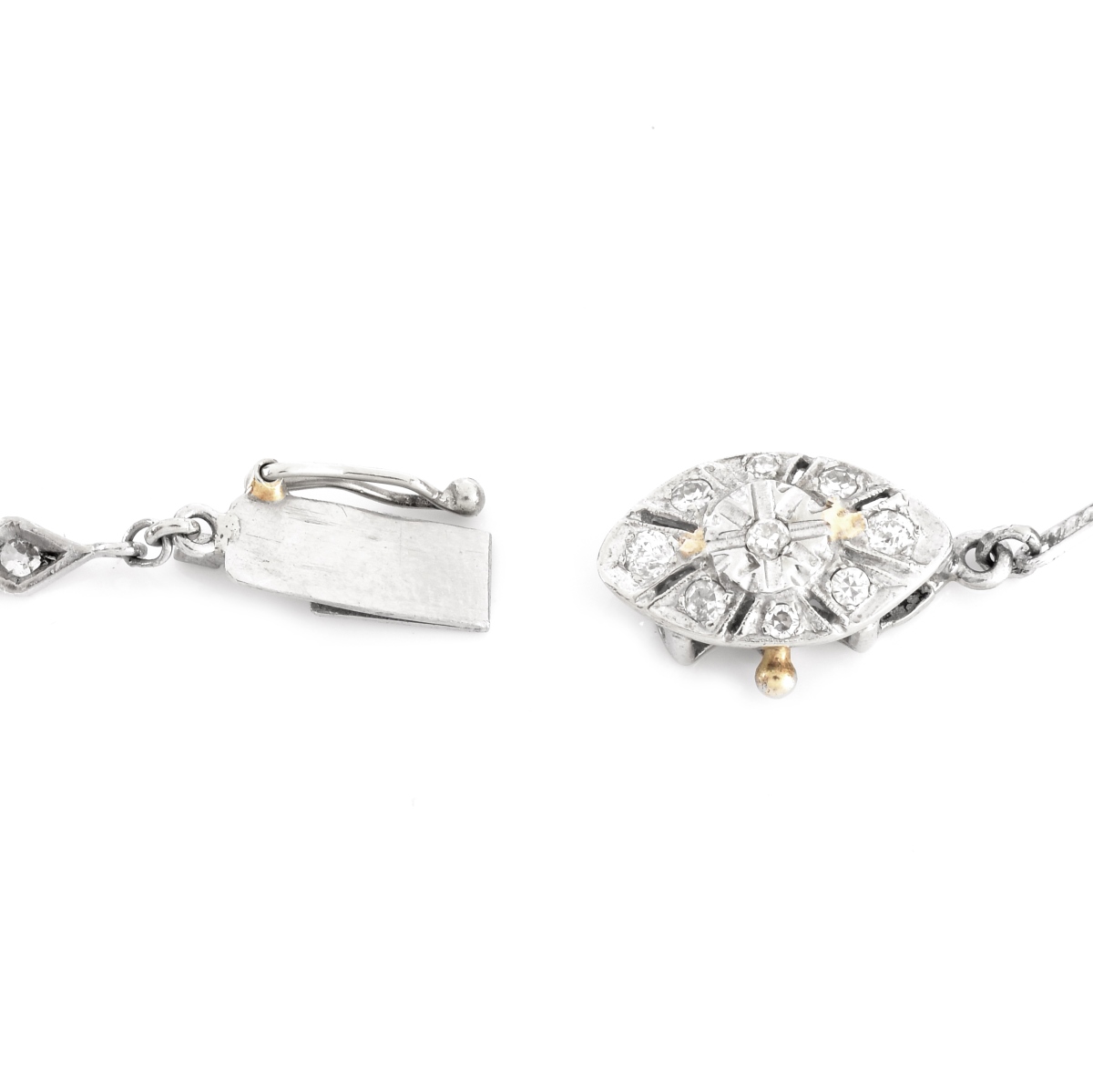 Art Deco Diamond and Platinum Necklace