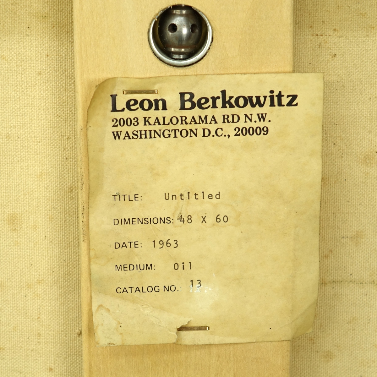 Leon Berkowitz O/C