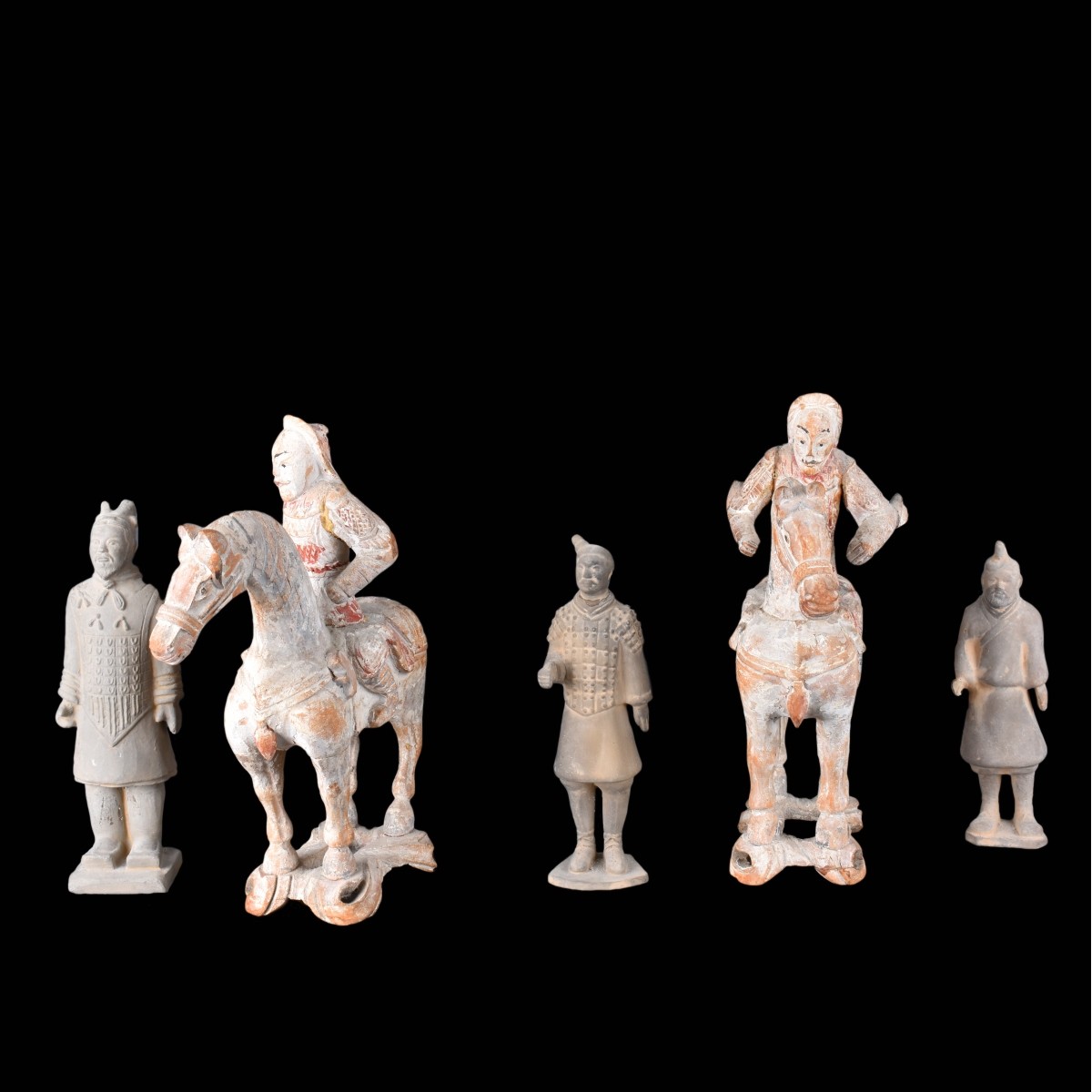 Five (5) Chinese Figures