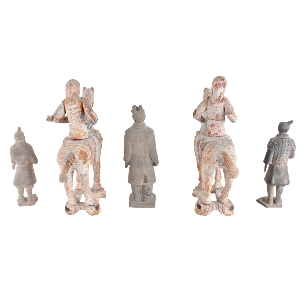 Five (5) Chinese Figures