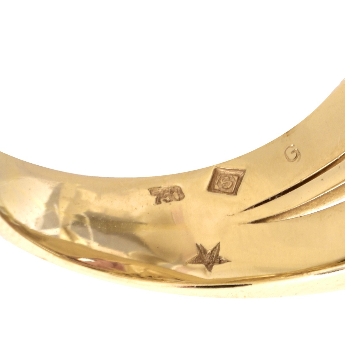 H. Stern Smokey Quartz and 18K Gold Ring