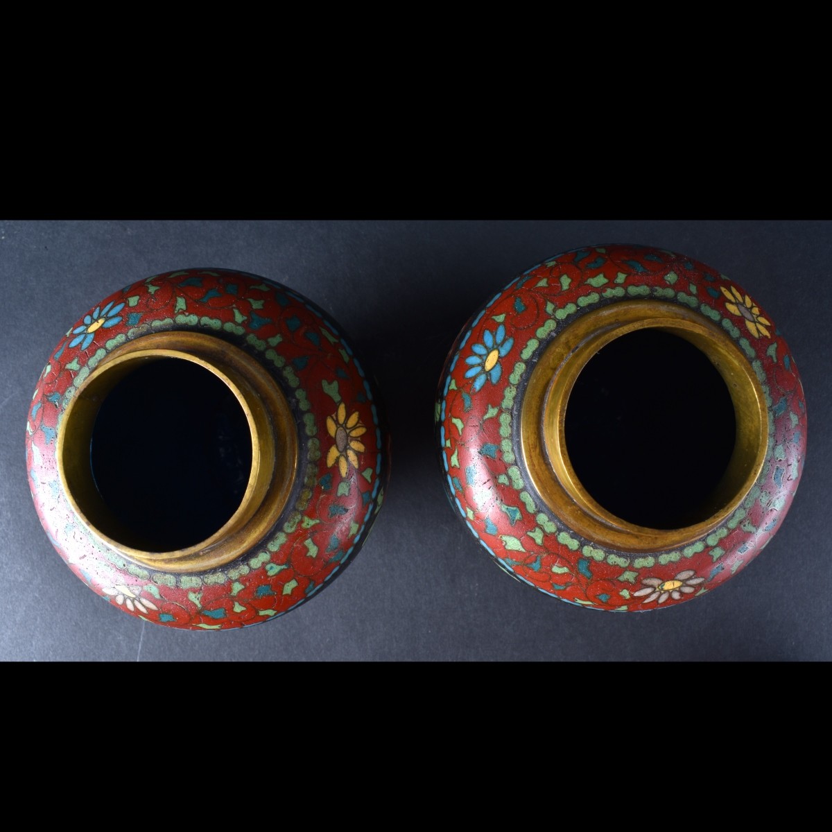 Chinese Cloisonne Vases