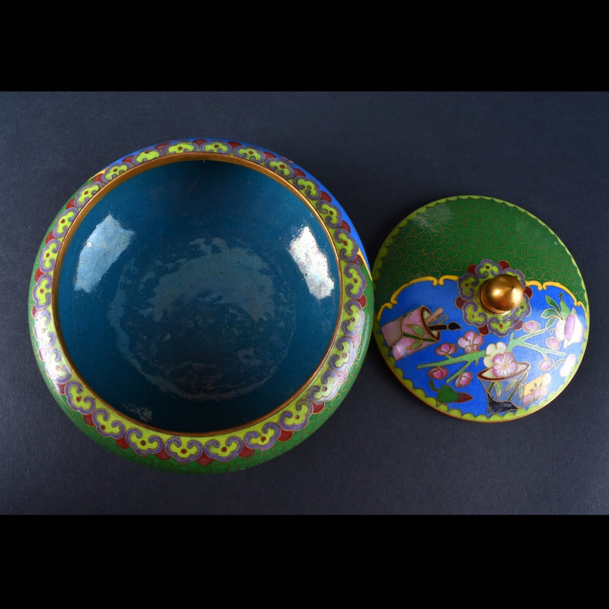 Chinese Cloisonne Tableware