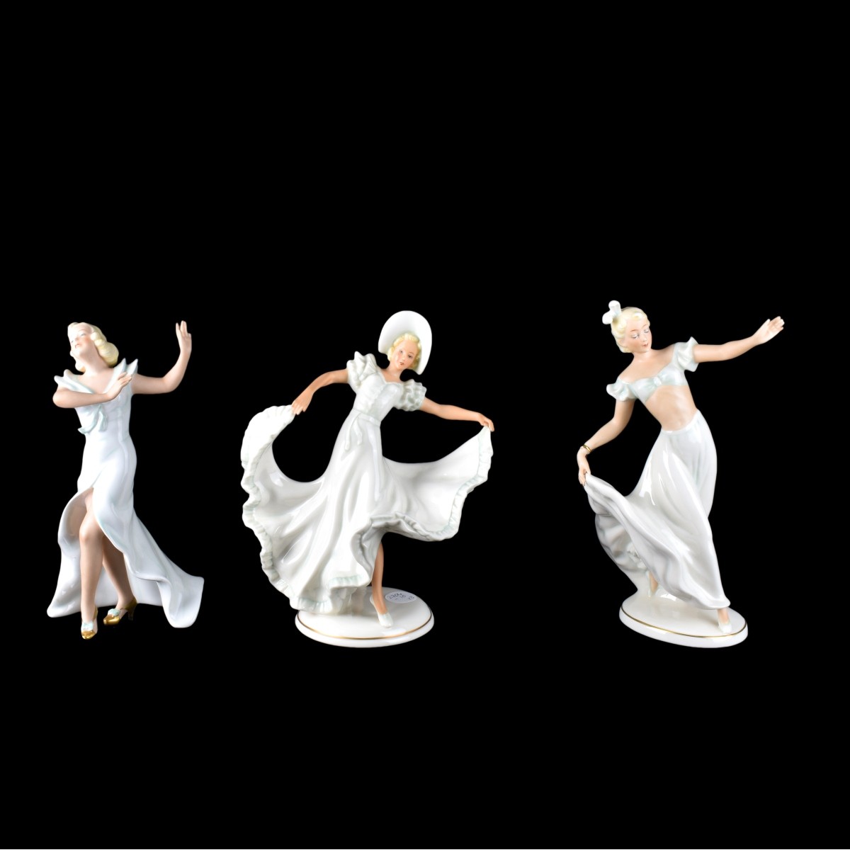 Three Schaubach Kunst Figurines