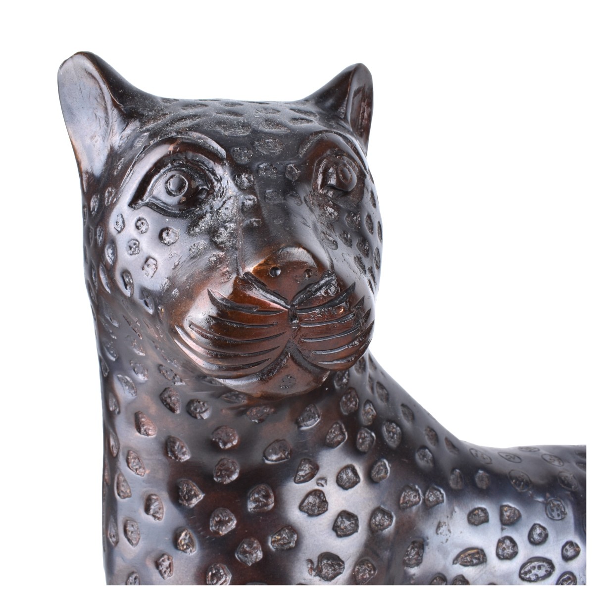 Modern Bronze Sculpture of a Cheetah