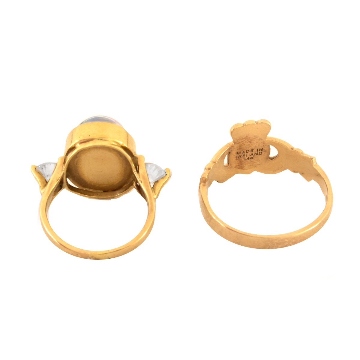 Two (2) Vintage Gold Rings