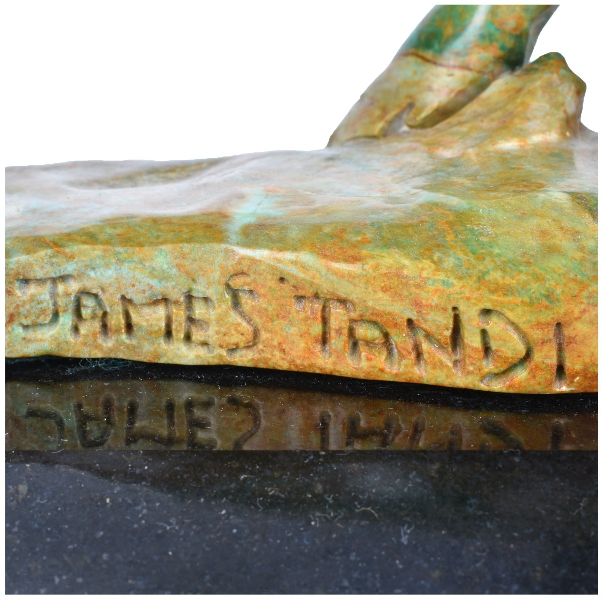 James Tandi (20/21st century) Verdite Sculpture
