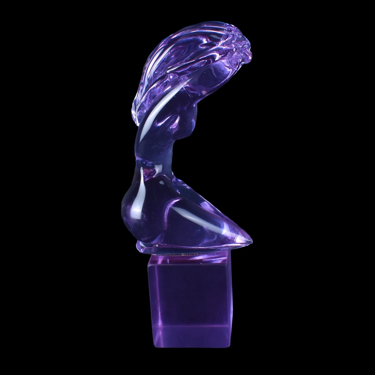 R. Auatra Art Glass Sculpture