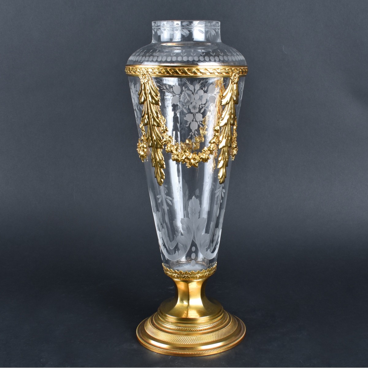 Baccarat Style Vase