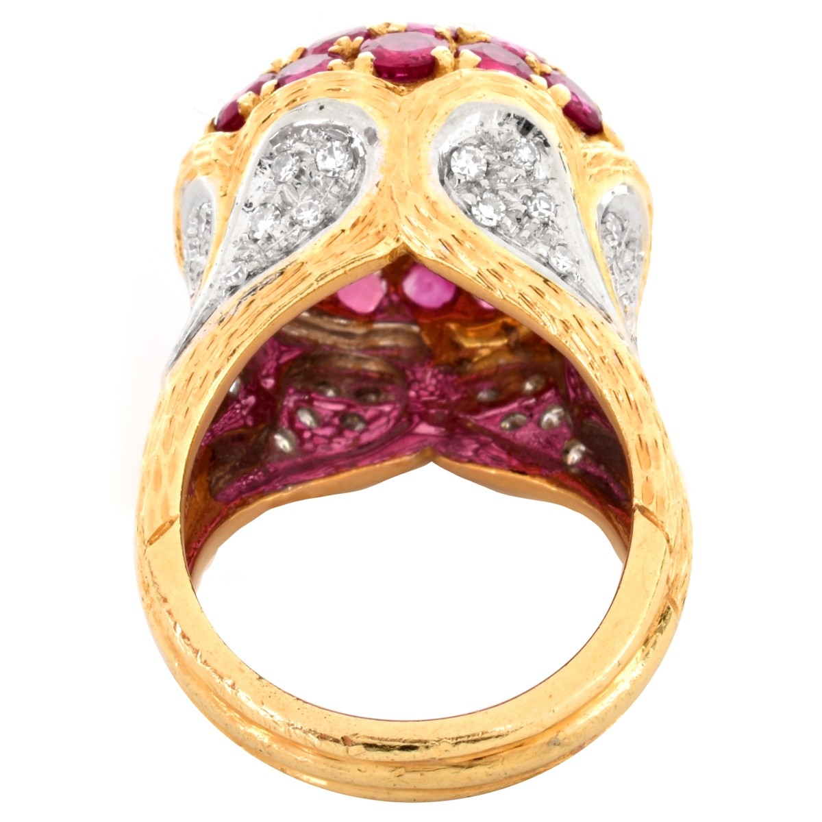 Spitzer & Furhmann Ruby and Diamond Ring