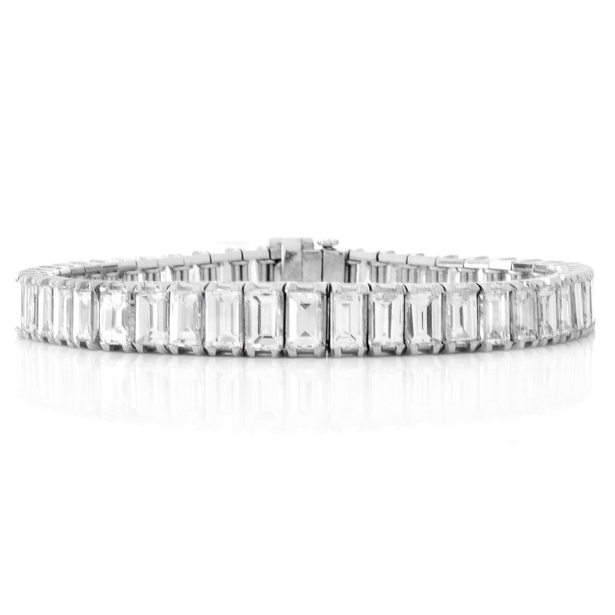 Art Deco Diamond and Platinum Bracelet