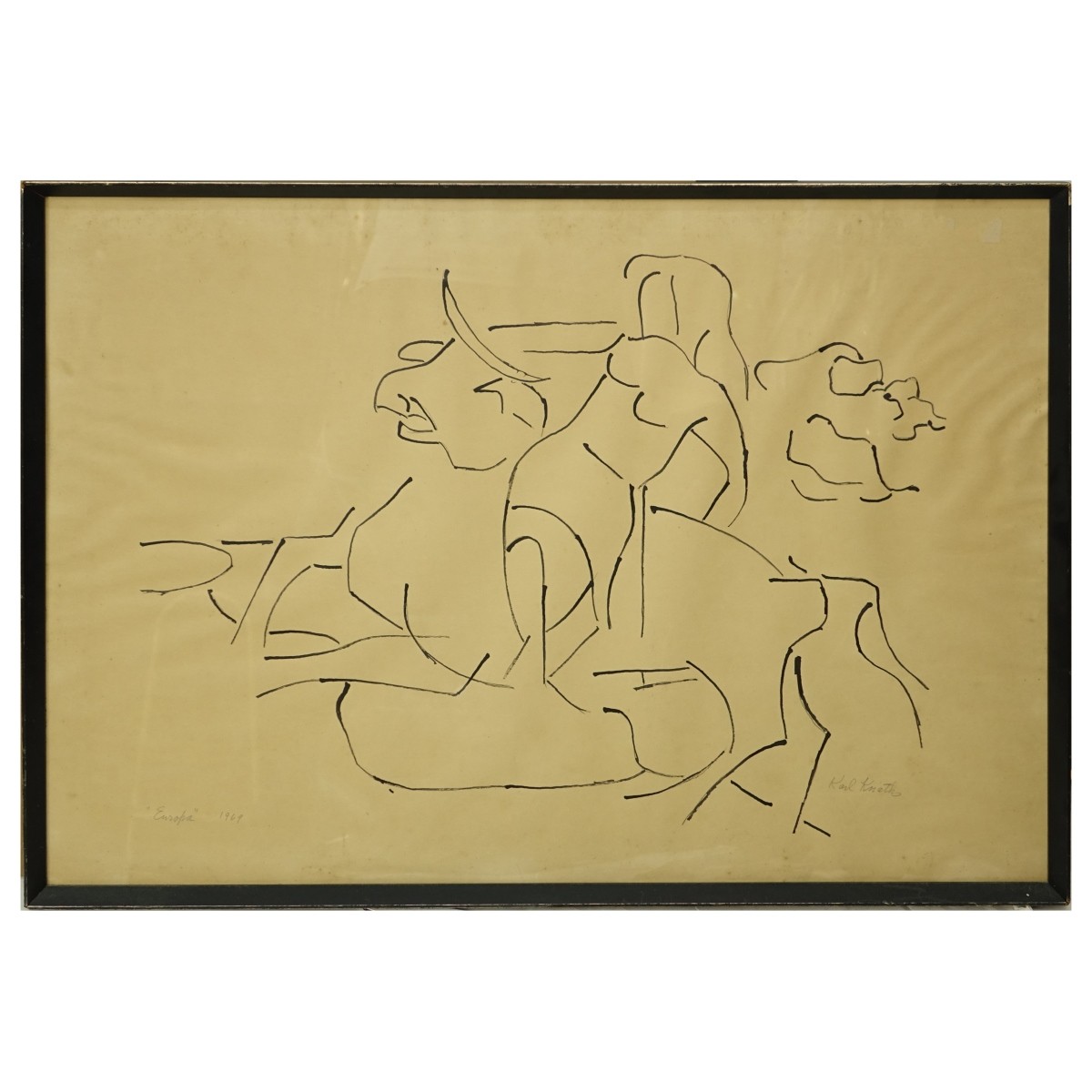 Karl Knaths (1891 - 1971) Ink on Paper