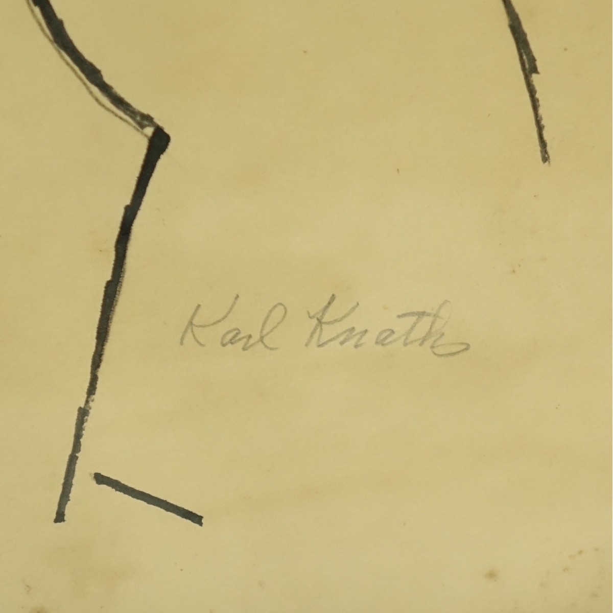 Karl Knaths (1891 - 1971) Ink on Paper