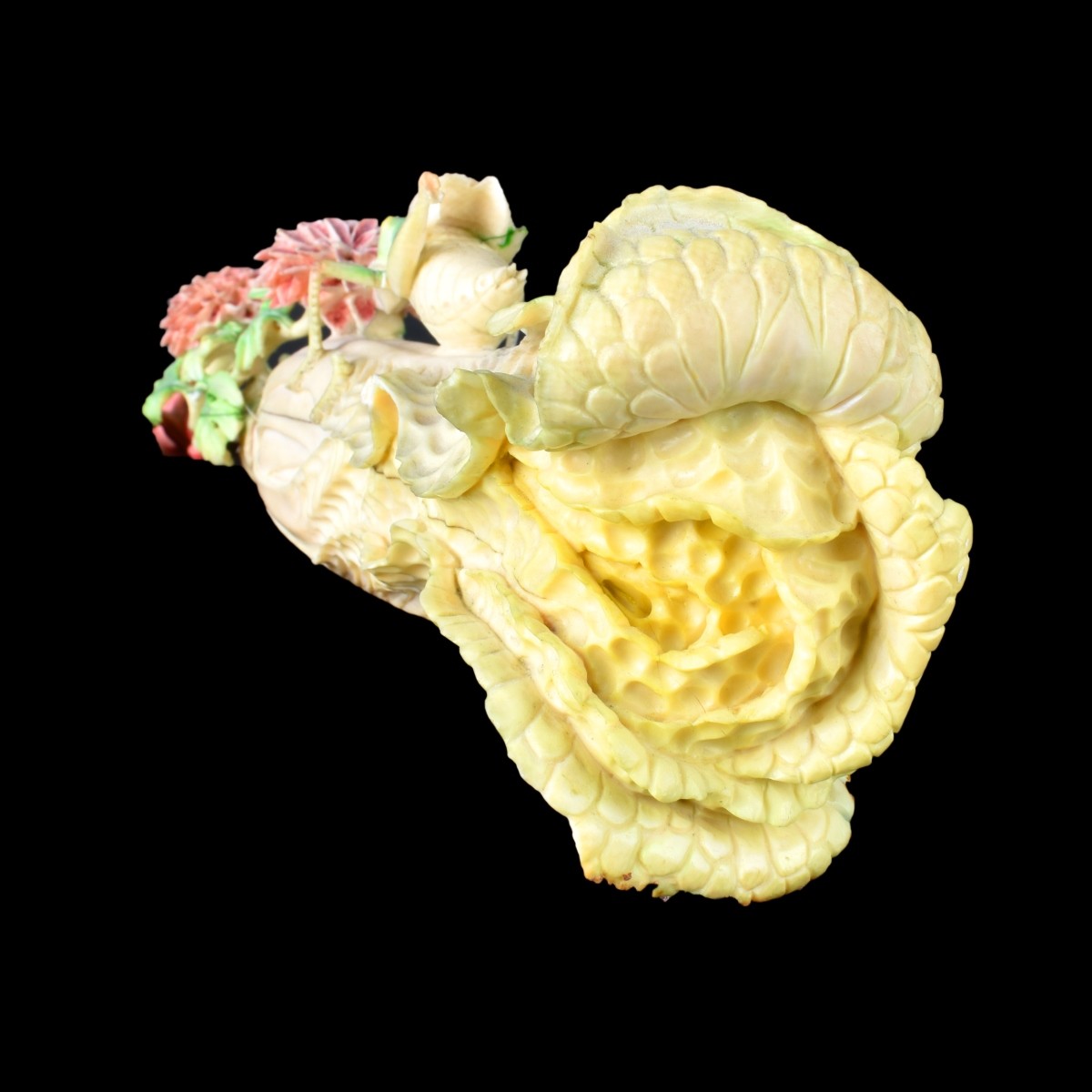 Chinese Carved Ivory Cabbage