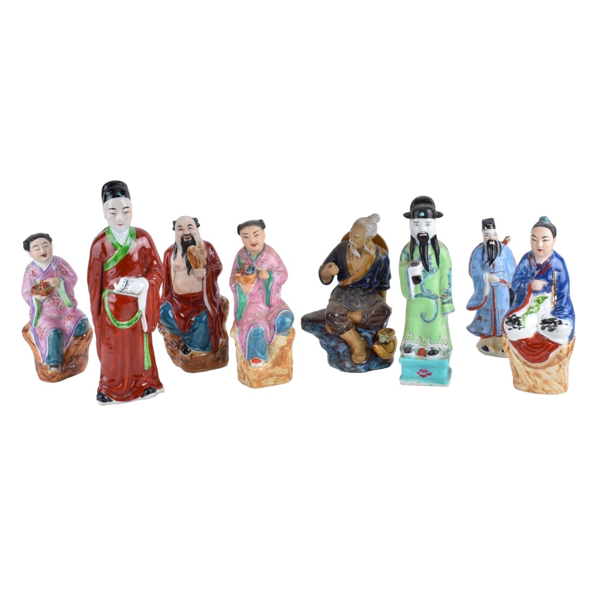 Eight Asian Figurines
