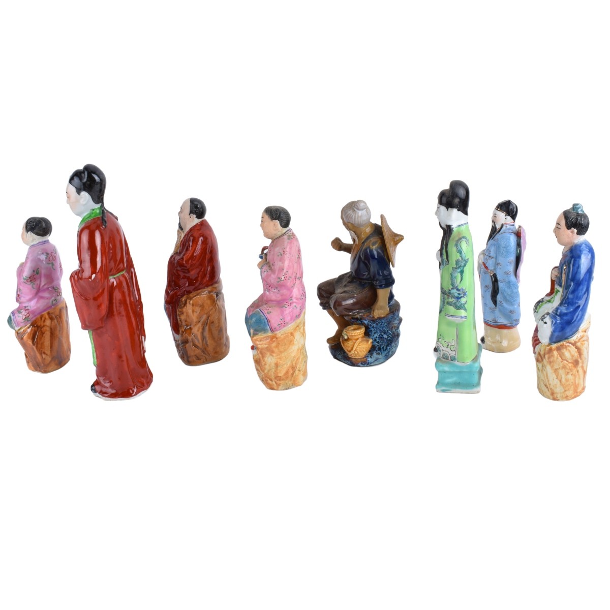 Eight Asian Figurines