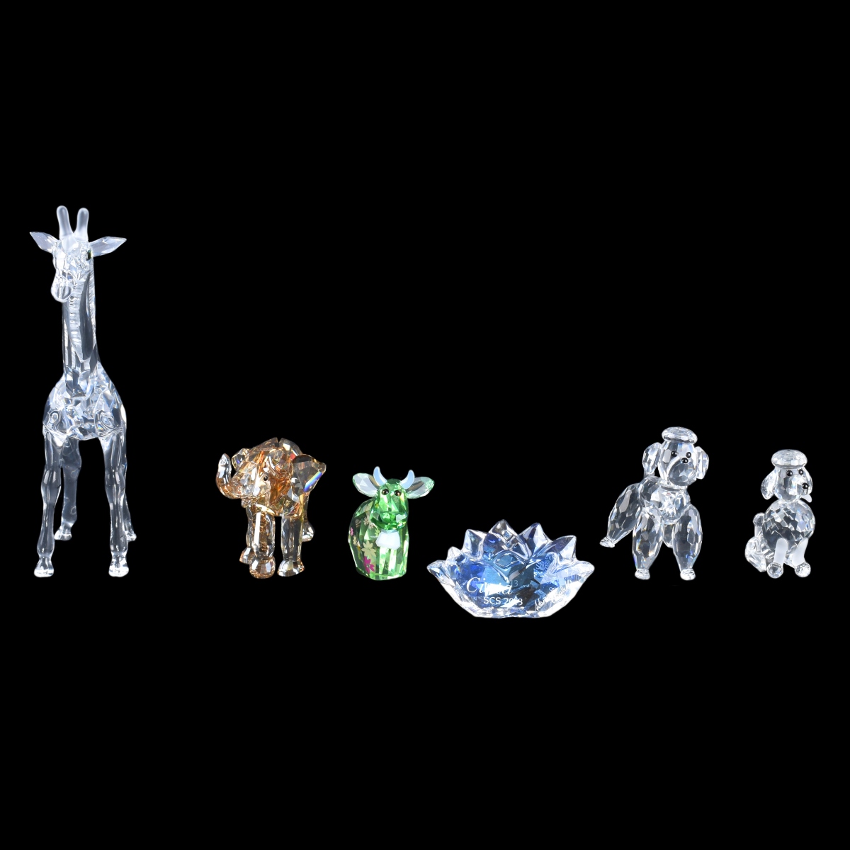 Six Swarovski Figurines
