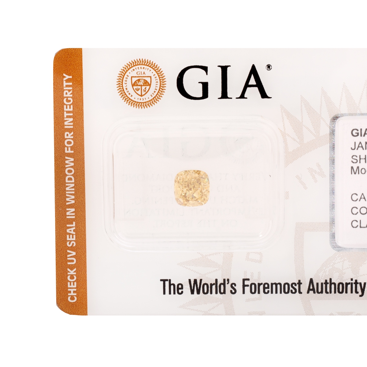 GIA 1.03 CT Cushion Cut Diamond