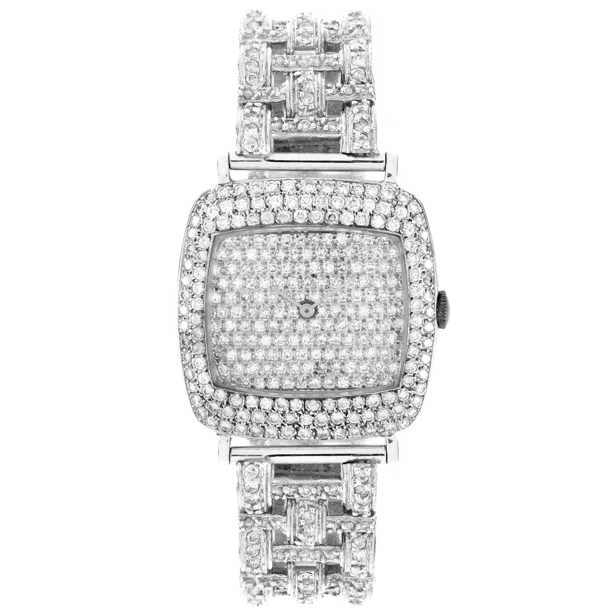10.75ct TW Diamond and 14K Watch