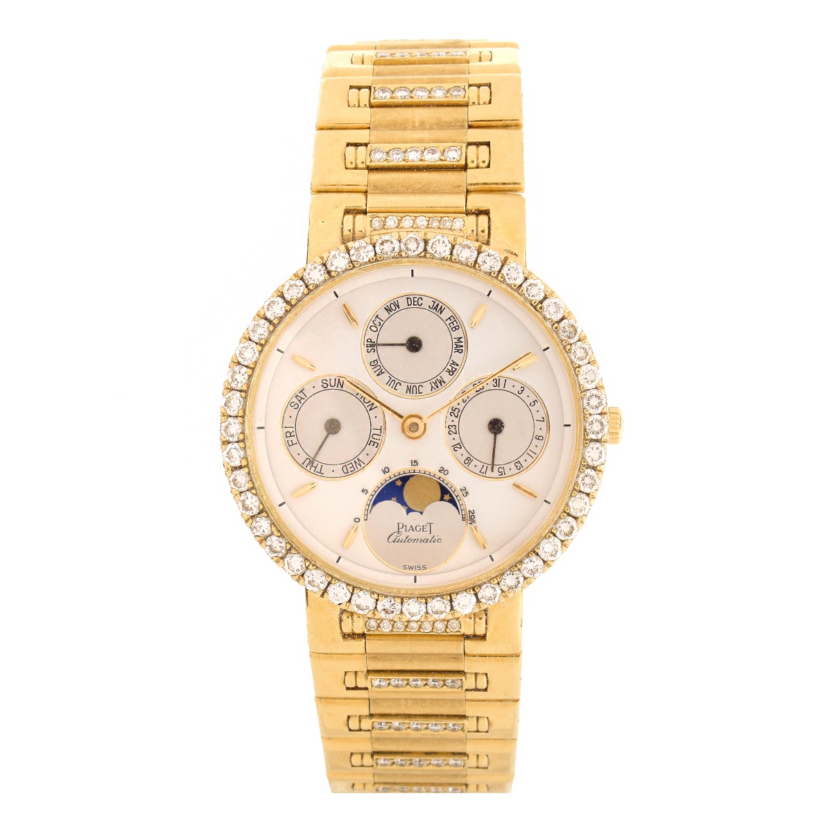Piaget 18K and Diamond Bracelet Watch